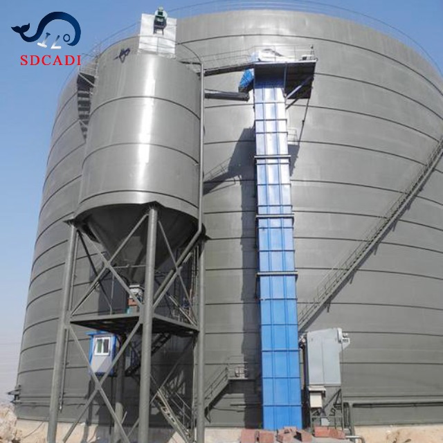 Complete Vertical Lift Bucket Conveyor System with Belt Clamp Fasteners for Mining
