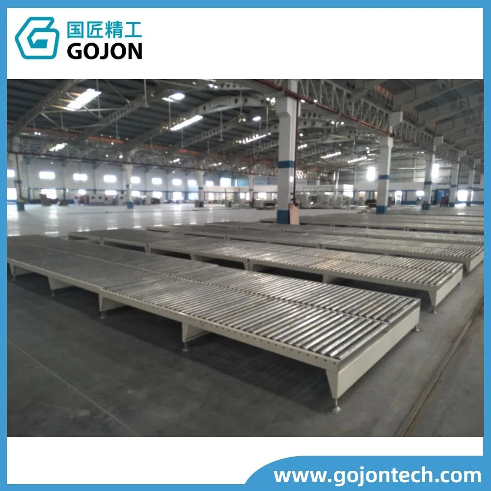 Noise-Cancelling High-Accuracy Steel Roller Conveyor Portable Gravity Roller Conveyor System for Flexible Workshop Application
