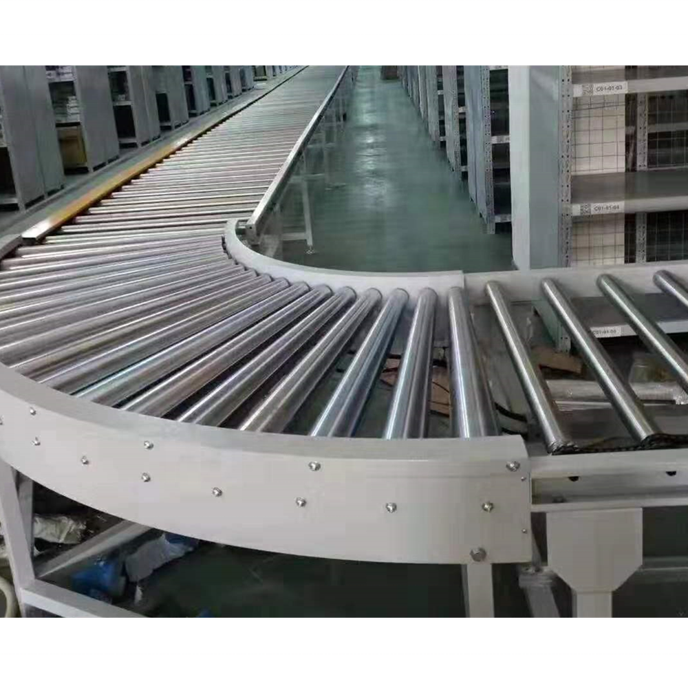High Efficiency Gravity Roller Conveyor Carton Corrugated Box Conveying Production Line for E-commerce Logistics
