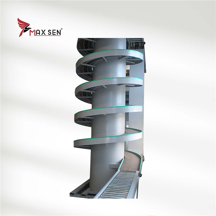 Go up/Go Down Direction Spiral Conveyor System for Outside Transport