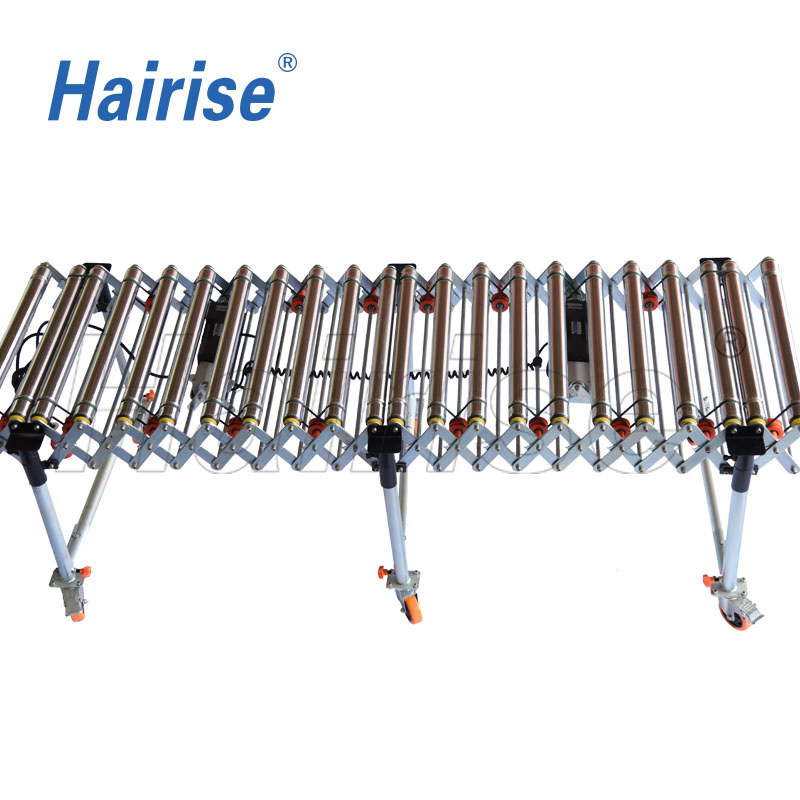 Hairise Price Custom Mini Automatic Gravity Roller Conveyor System Wtih ISO&amp; CE &FDA Certificate