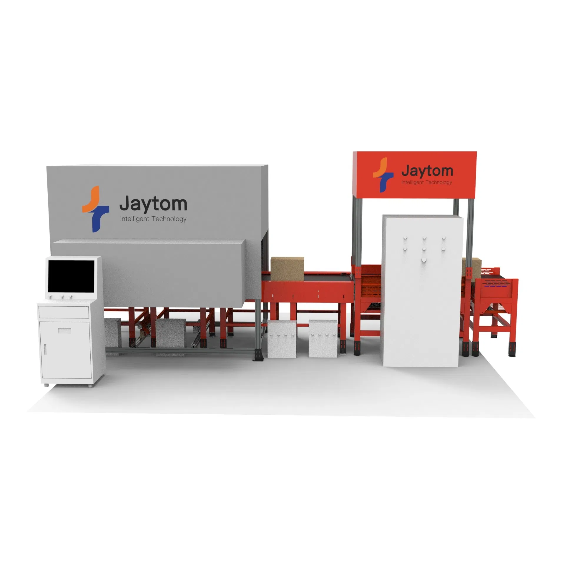 Smooth-Belt Modular Conveyor Sorting System for Logistics