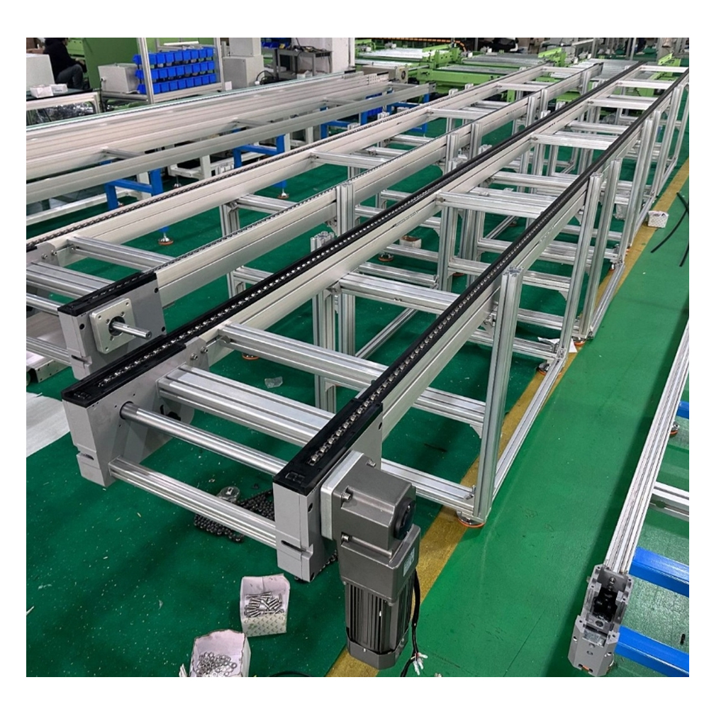 China Customized Belt Conveyor OEM Factory Price Pallet Conveyor For Heavy Goods Industrial Conveying System