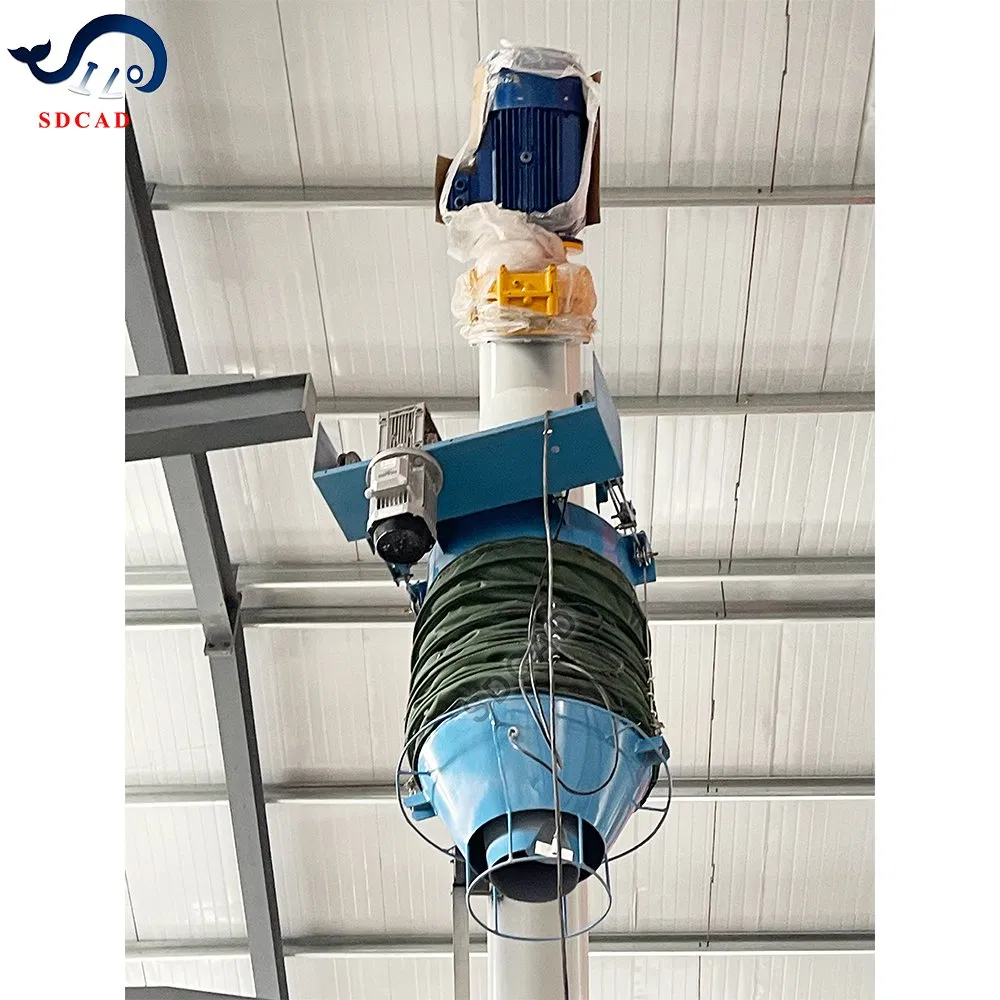 Bulk Loading System with Telescopic Spout and Conveyor