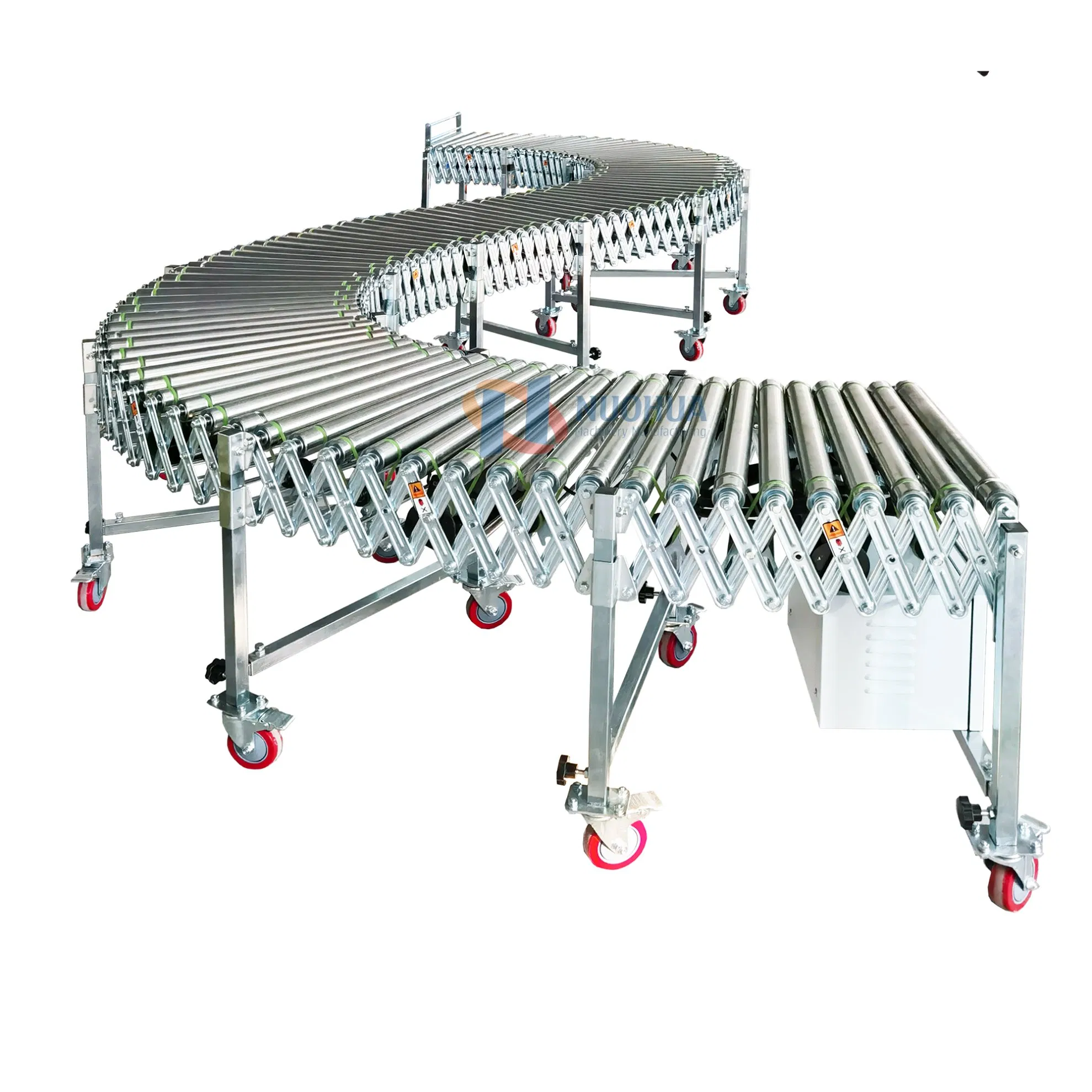 Flexible and Easily Manoeuvrable Powered Roller Expandable Conveyor for Distribution Centres