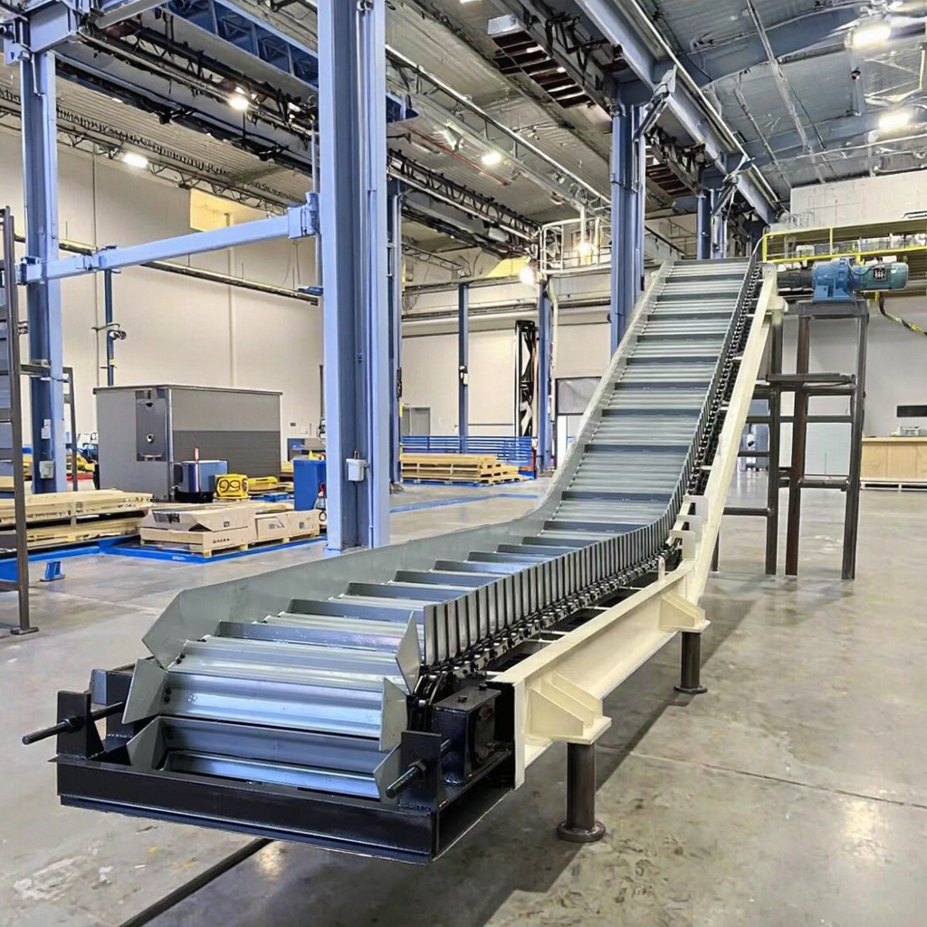 Heavy-Duty Adjustable Speed Apron Conveyor for Mining/Metallurgy Heat Resistant Chain Plate Double Arc Energy Mineral Equipment
