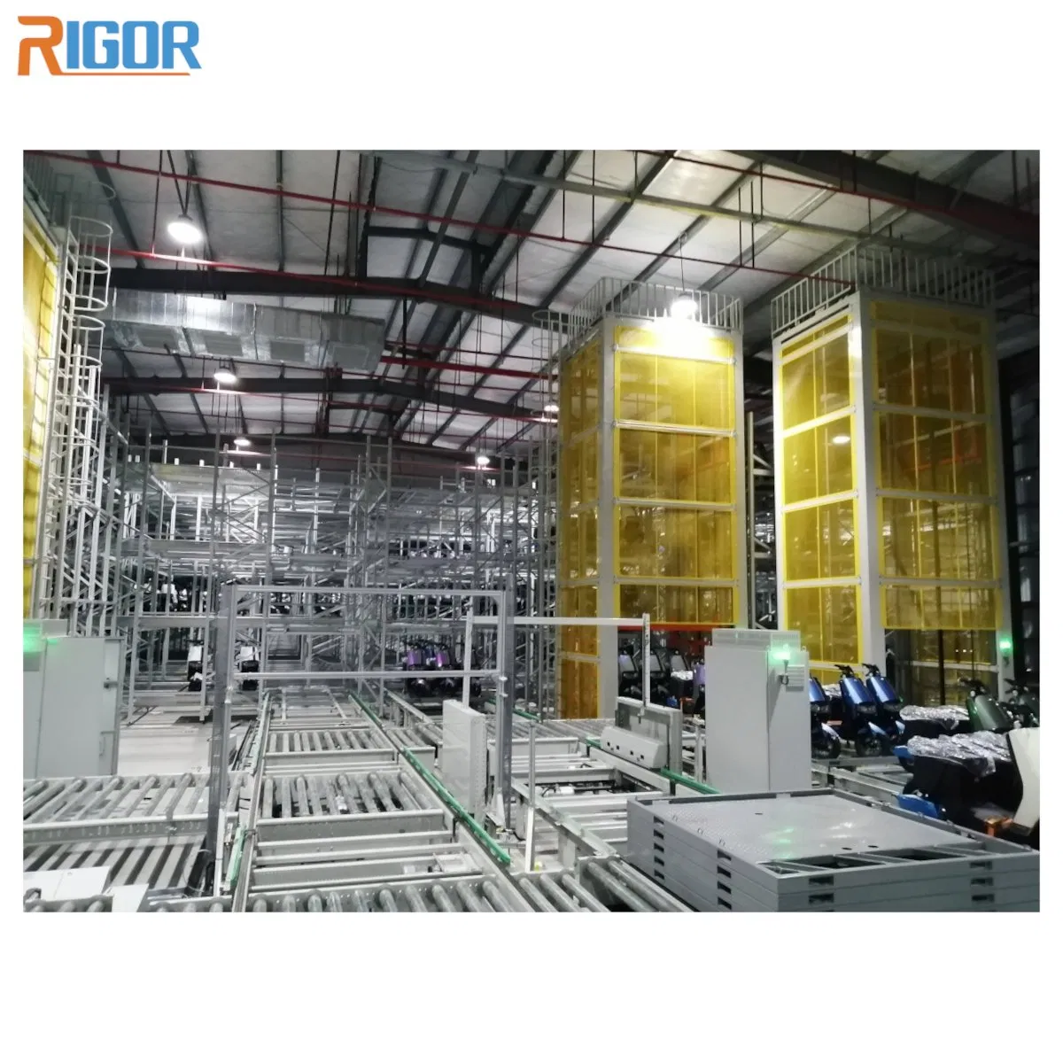 Industrial Lifting Equipment Automated Conveyor Material Handling Lift Vertical Conveyor System