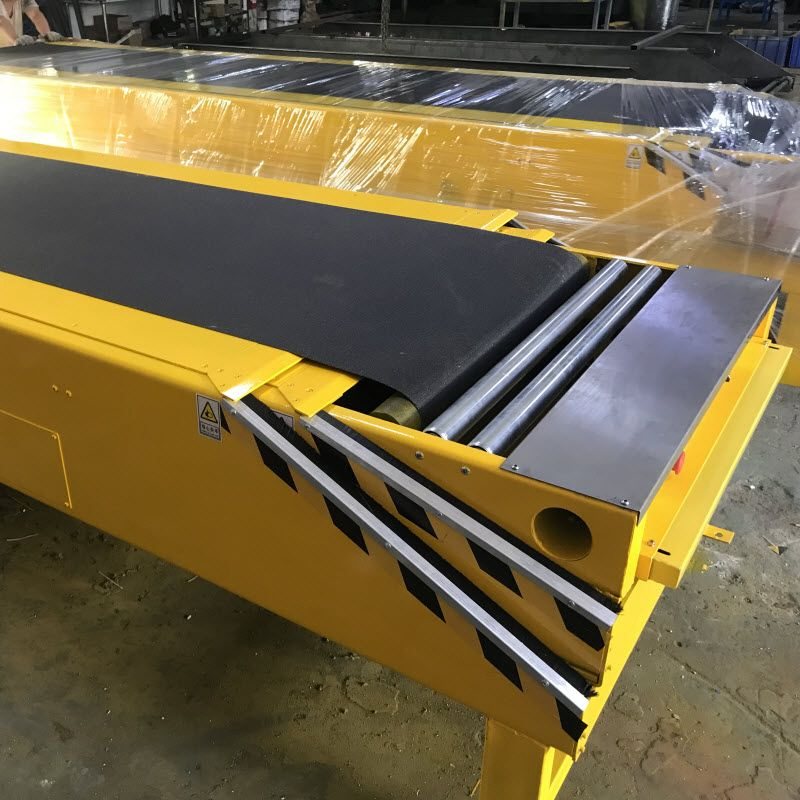 Truelisort Stainless Steel Belt System for Heavy Duty Telescopic Conveyor Use