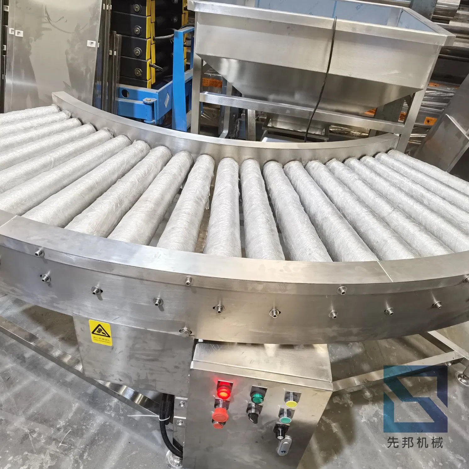 Versatile 90 Degree and 180 Degree Circular Sorting Conveyor System