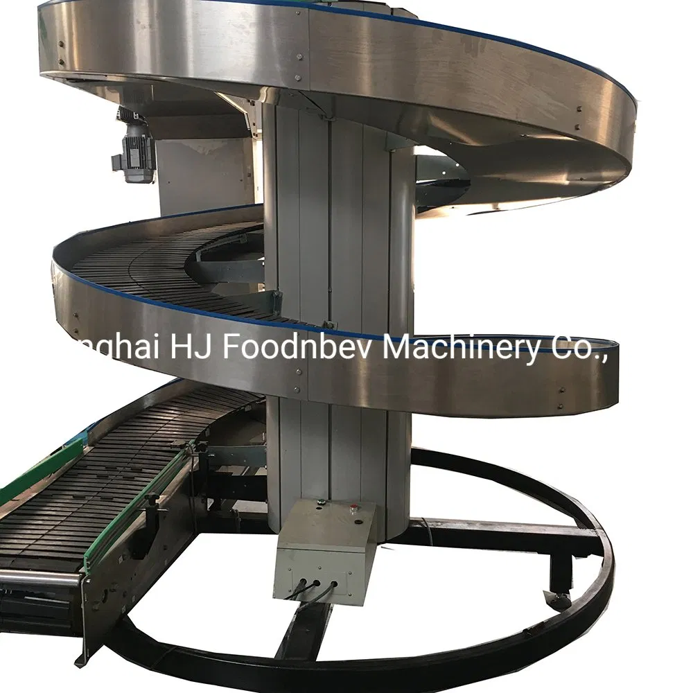 Gravity or Powered Spiral Screw Vertical Conveyor Big Box Upload System