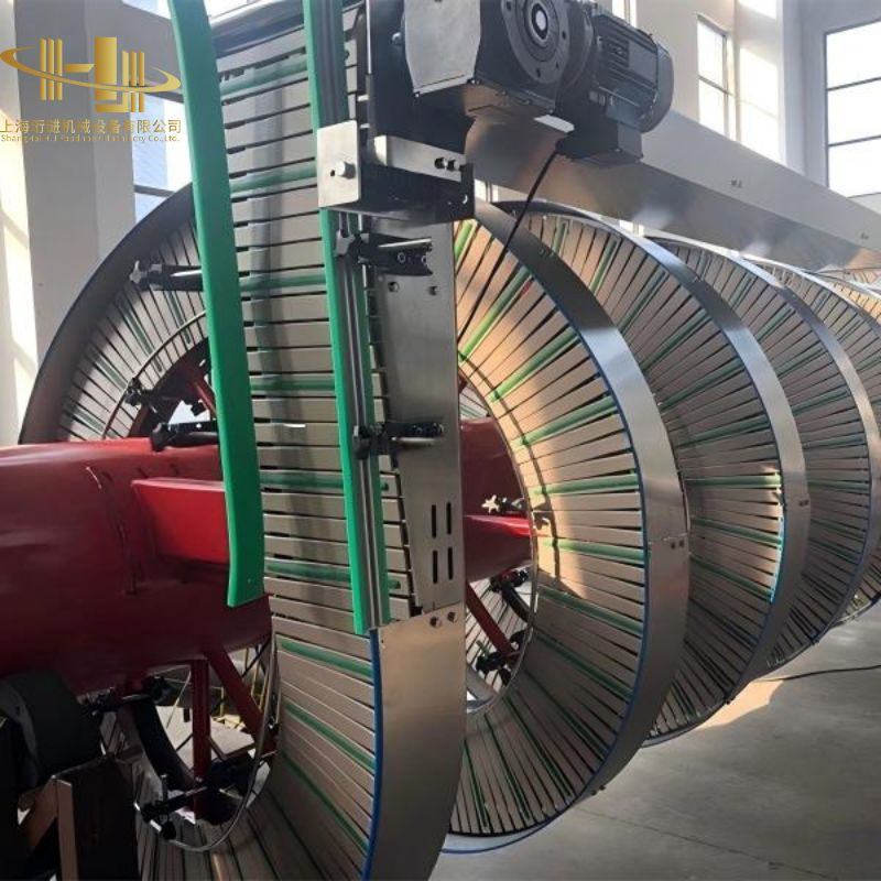 Vertical Spiral Lift Conveyor System for Box Transfer and Warehouse Line Operations