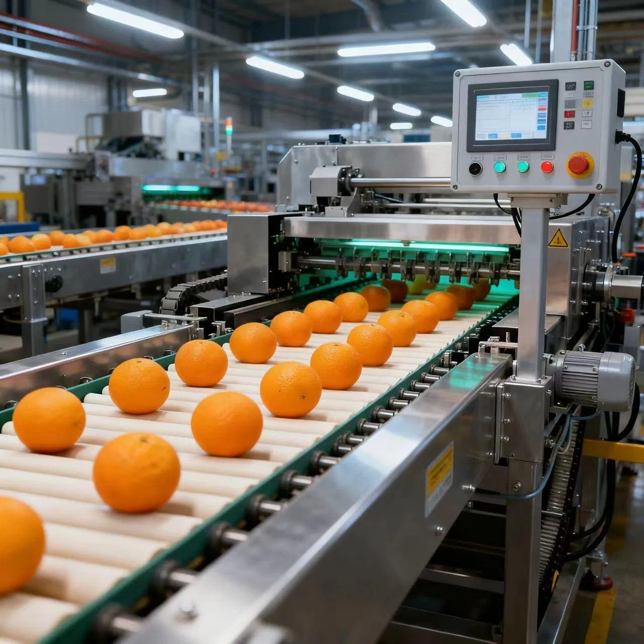 Smart Module Conveyor with High-Speed Fruit Sorting Features