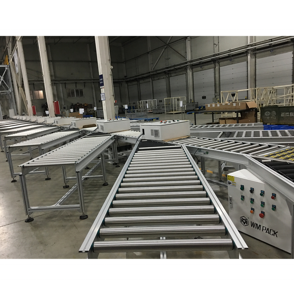 High Efficiency Gravity Roller Conveyor Carton Corrugated Box Conveying Production Line for E-commerce Logistics