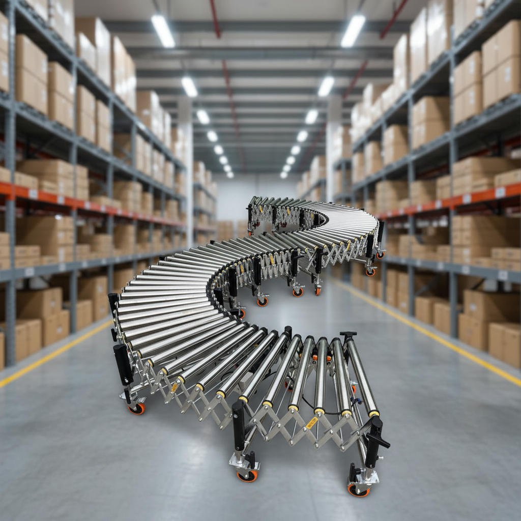 Smart Flexible Expandable Durable Powered Roller Conveyor with AI Monitoring for Warehouse Automation High Efficiency Line