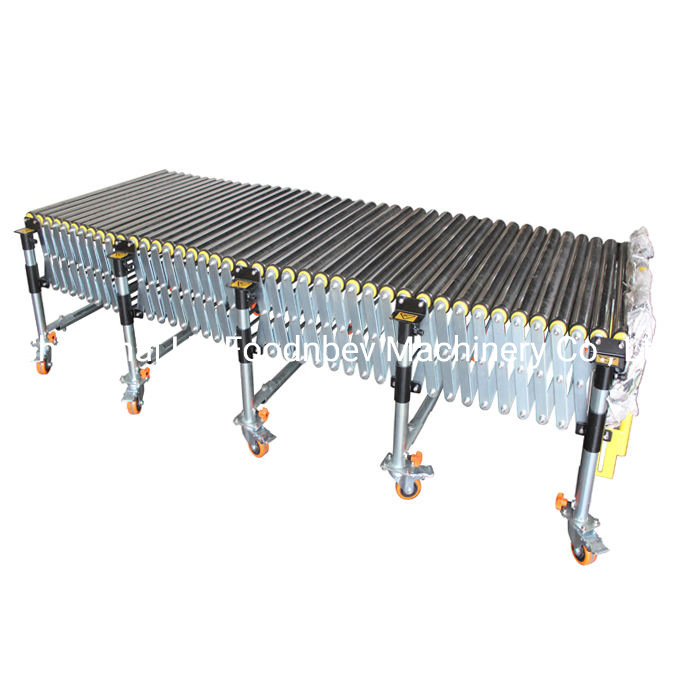 Gravity Flexible Expandable Unloading Full Automatic Roller Conveyor From Container