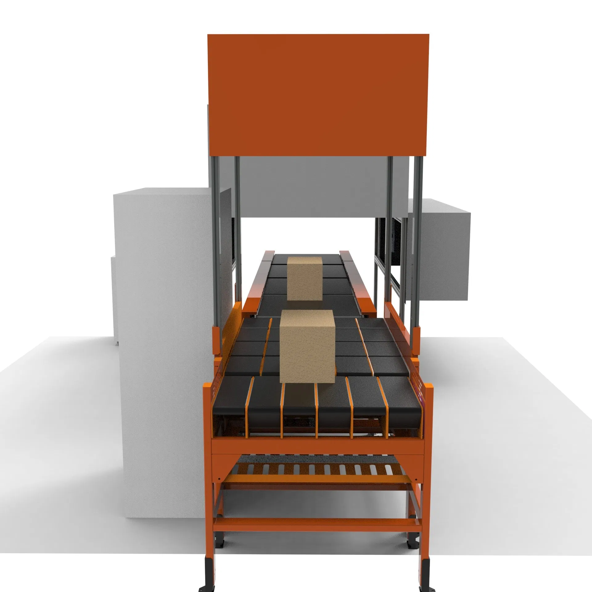 High-Speed Modular Conveyor Sorting System for Warehouses