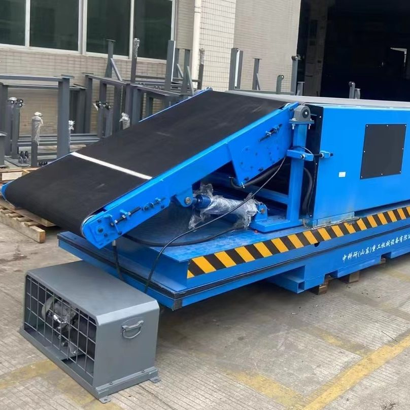 Advanced Telescopic Conveyor System for Streamlined Material Transport