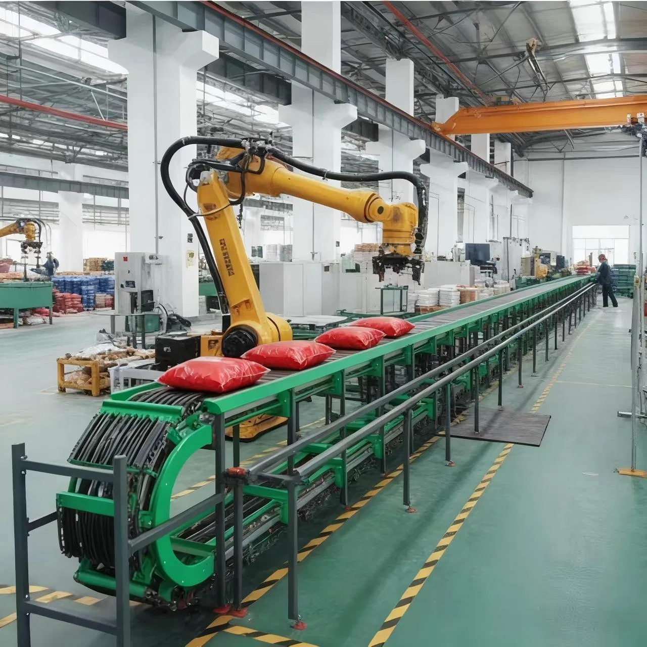 High-Speed Roller Conveyor for Efficient Sorting and Handling