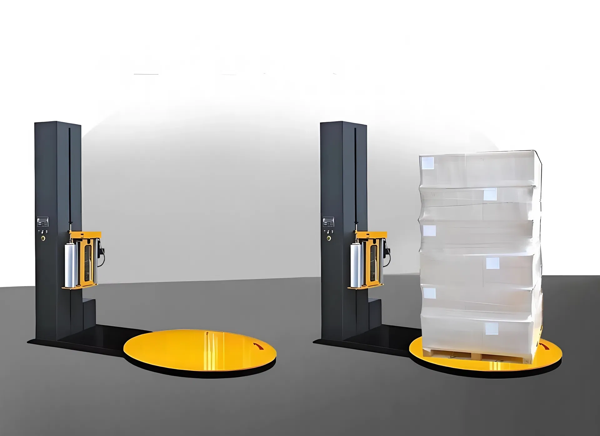 Pallet Wrapping Machine Conveyor Line