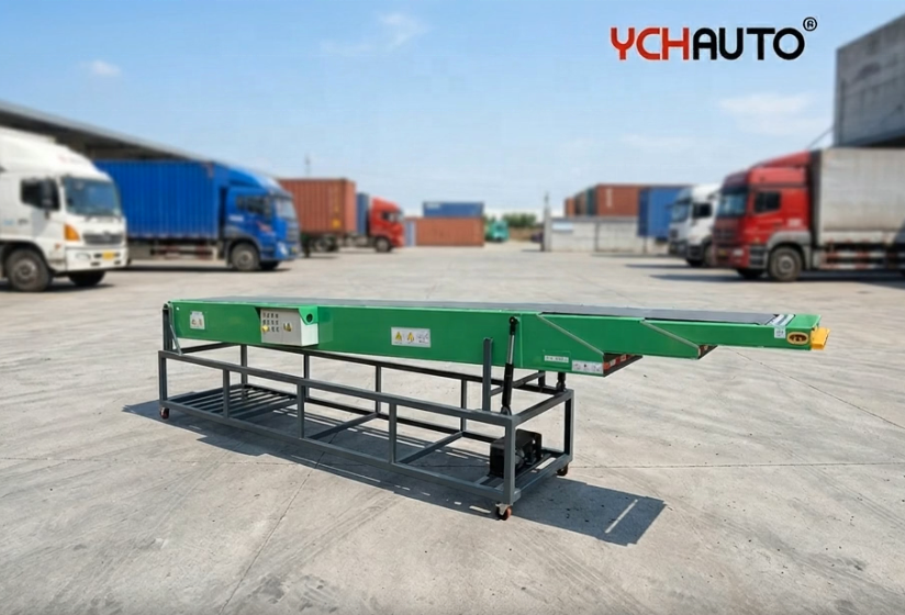 Automatic Telescopic Conveyor System for Express Logistics and E-commerce Parcel Sorting