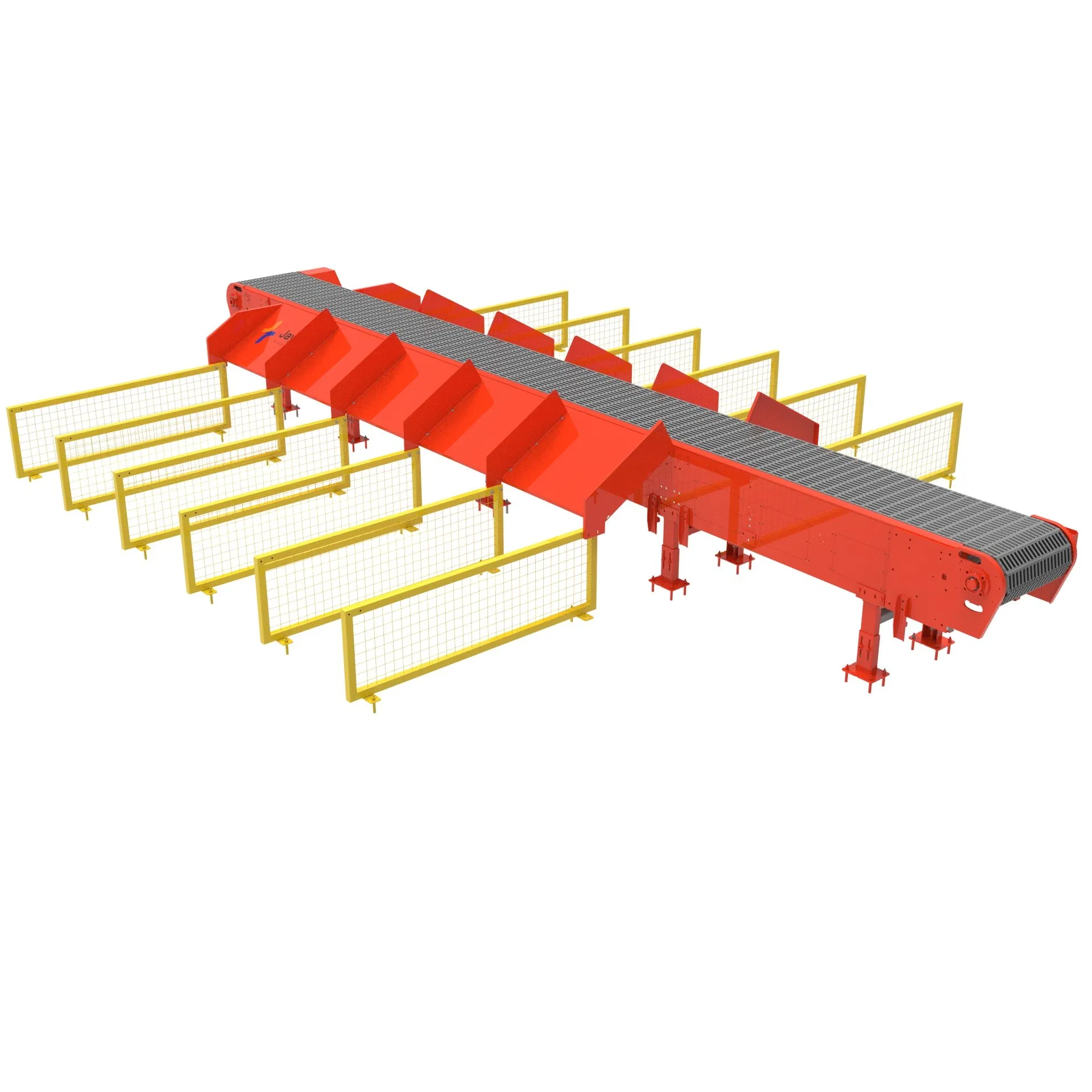 High - Speed Flat Belt Conveyor Warehouse Equipment Conveyor System Sorting Machine for Express Sorting Center Dws