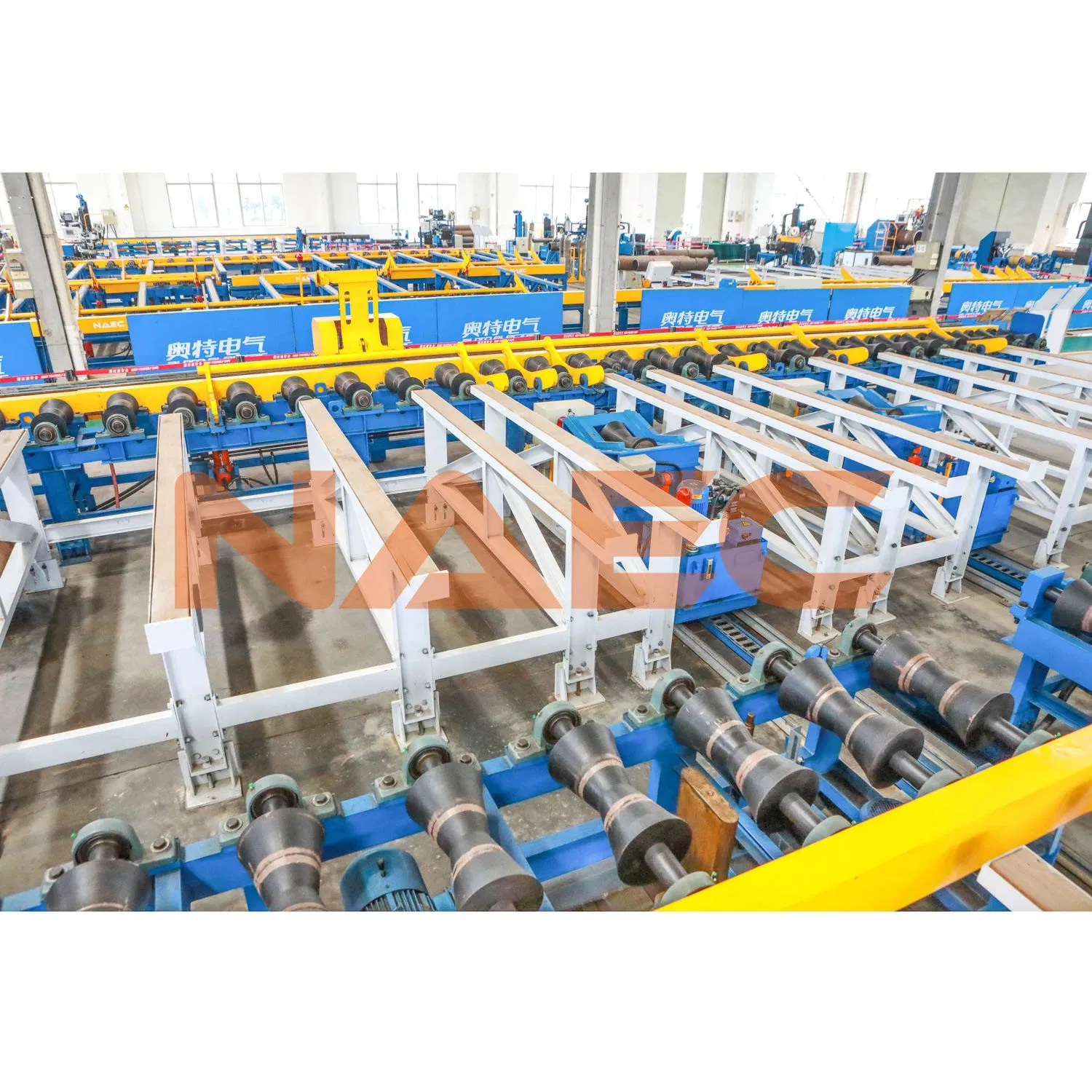 Roller Bed Type Pipe Feeding Conveyor System