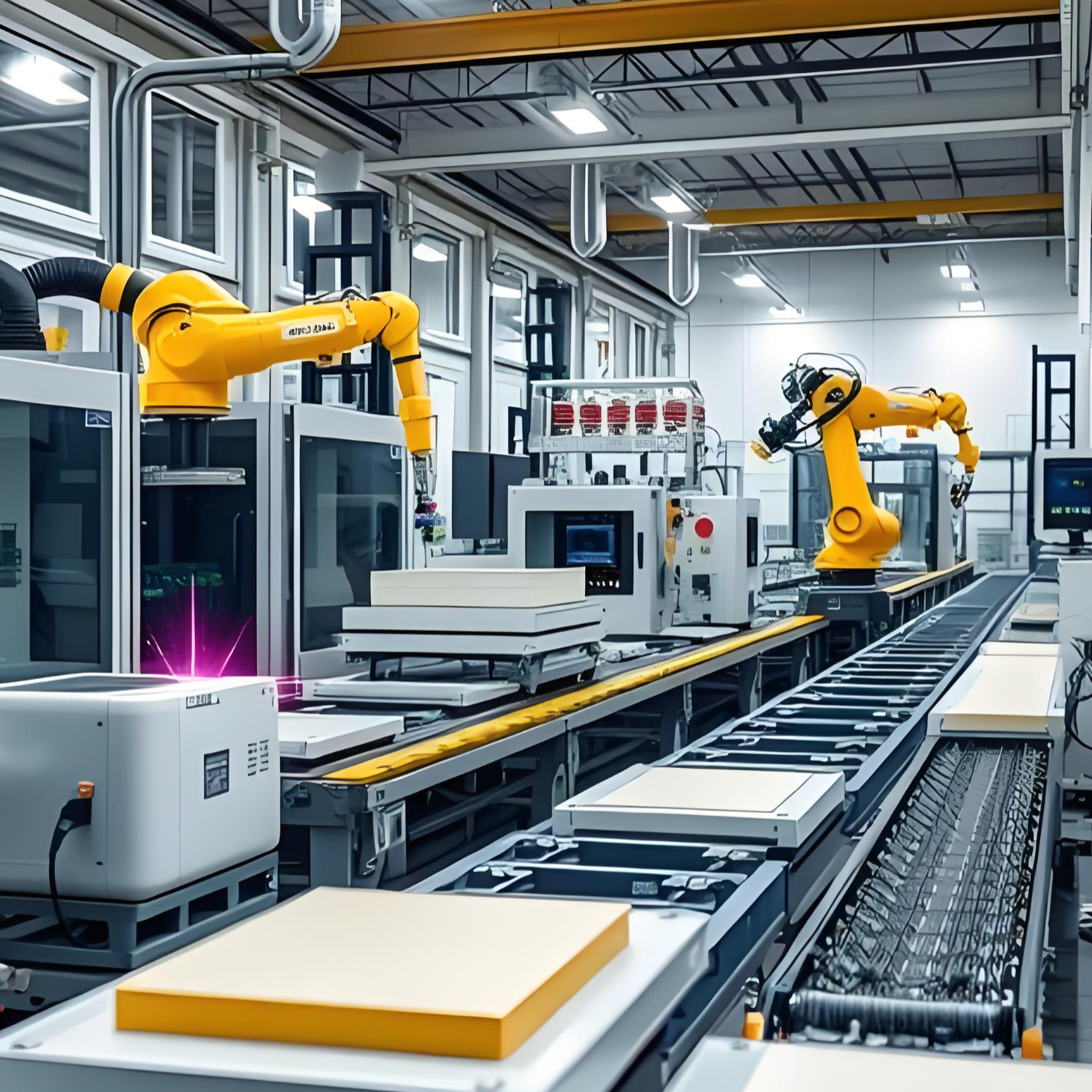 Flexible Modular Roller Conveyor System for Automated Industrial Production