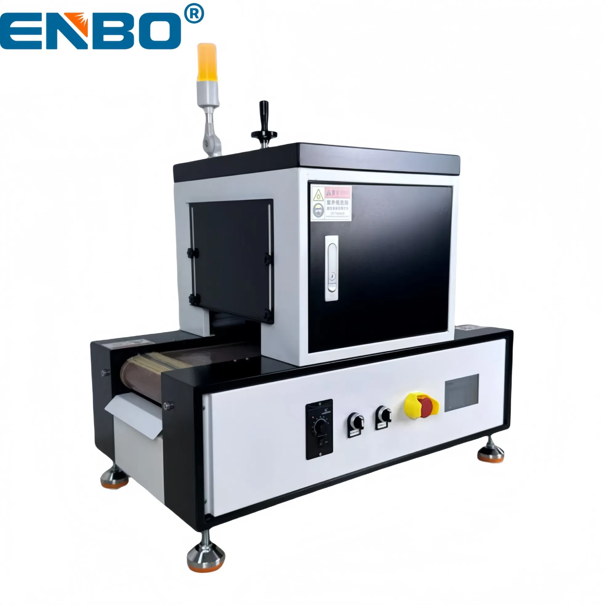 Portable LED UV Conveyor System with 200mm Width Belt for UV Adhesives