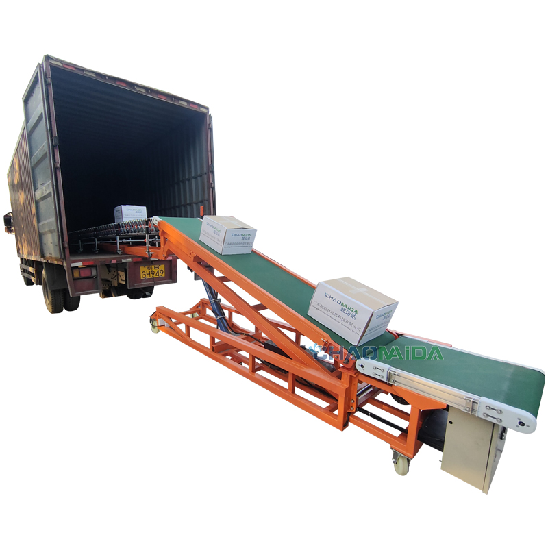 Automated Container Unloading Conveyor with Custom Lengths for Optimal Cargo Flow in E-commerce Fulfillment Centers