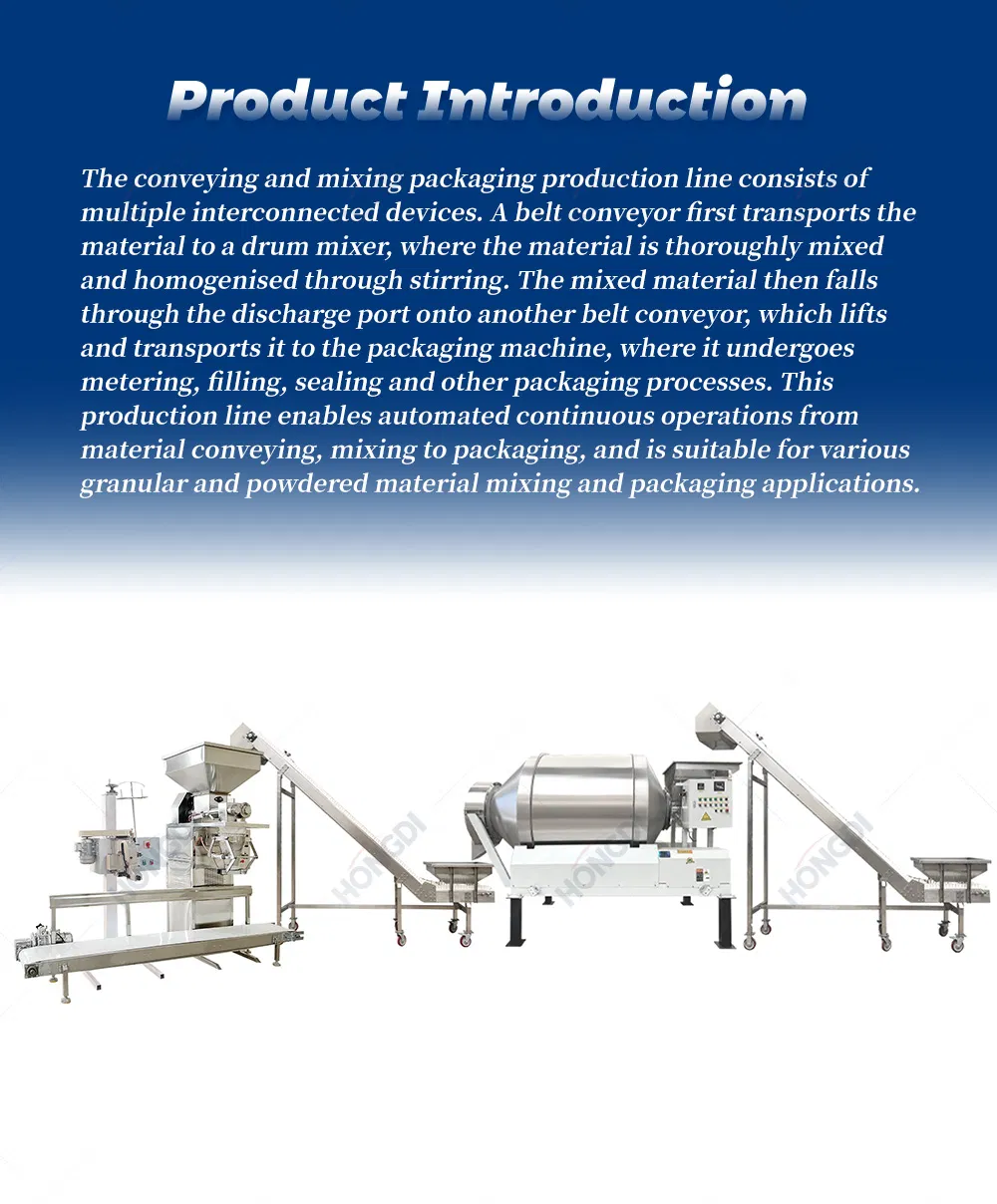 Conveyor and Drum Mixer