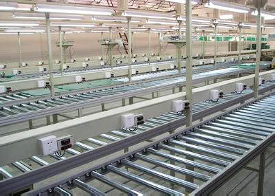 Autonomous Mobility Conveyor Networks AI-Powered Transport Lines Self-Lubricating Stainless Steel Rollers Intelligent