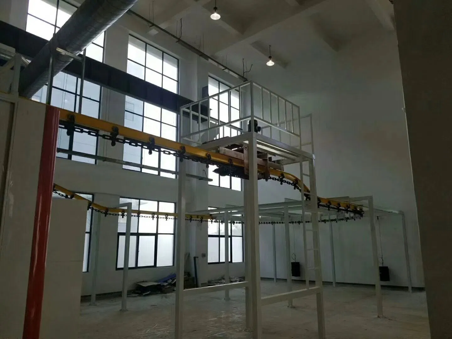 Powder Coating Automatic Line Heavy Duty Overhead Conveyor Chain System