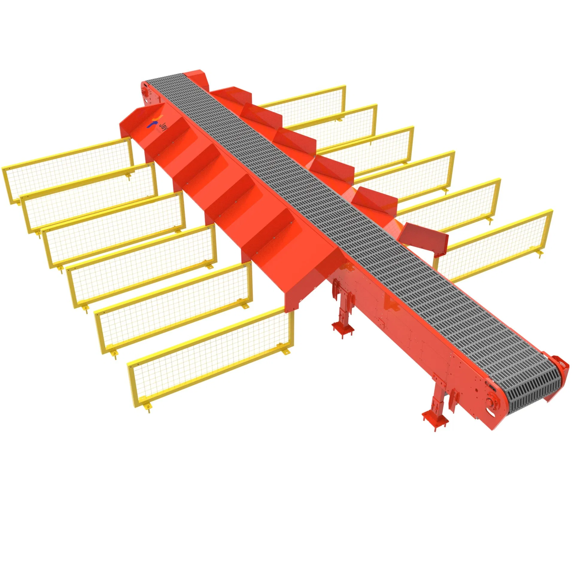High - Speed Flat Belt Conveyor Warehouse Equipment Conveyor System Sorting Machine for Express Sorting Center Dws