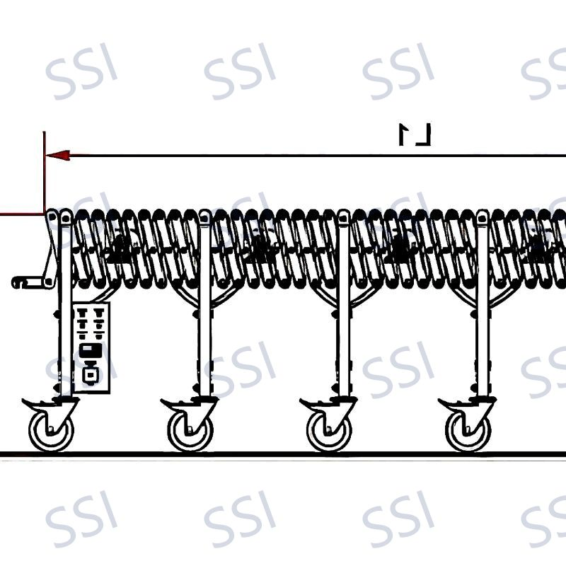 Customized Automatic Packing Line Roller Electric Belt Pallet Conveyor System
