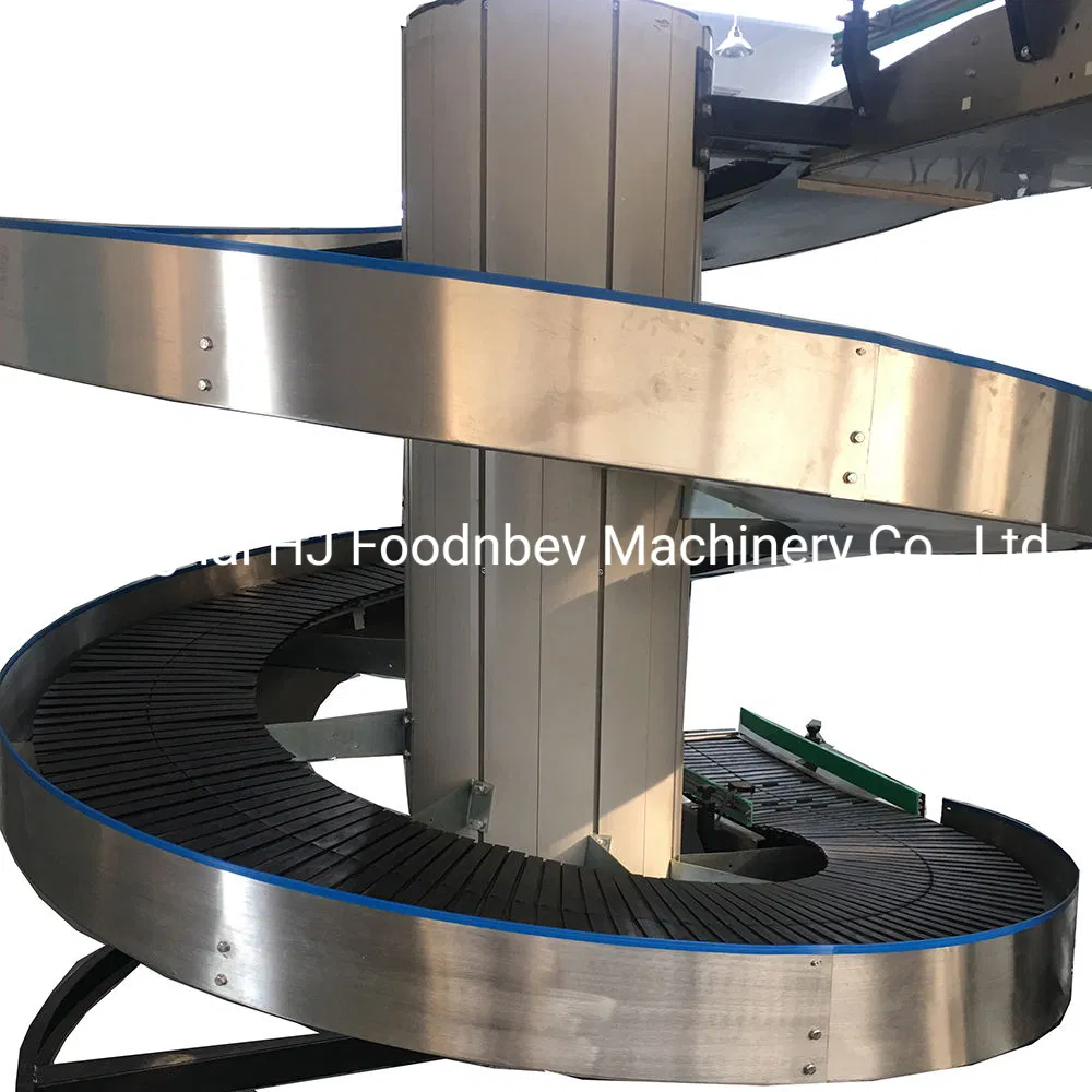 Gravity or Powered Spiral Screw Vertical Conveyor Big Box Upload System