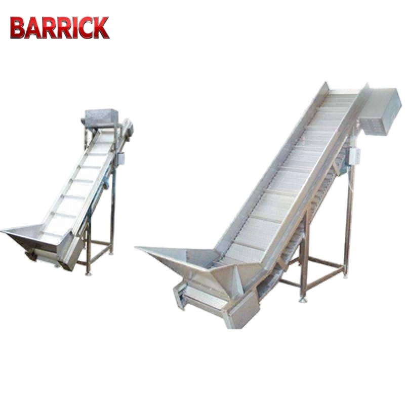 Food Grade PVC Modular Climbing Belt Conveyor Lifting Conveyor for Fruit Vegetable Processing and Vertical Material Transport