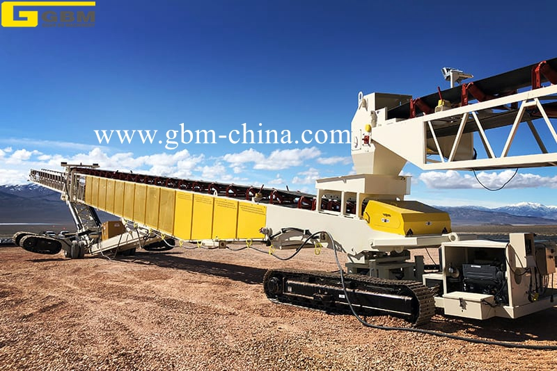 Shiploader Telescopic Stacker Conveyor System