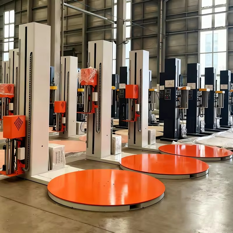 Pallet Wrapping Machine Conveyor Line for Logistics