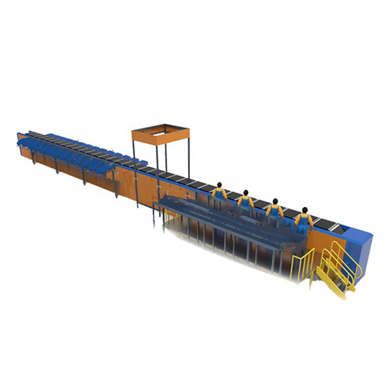Express E-Commerce Parcels Logistic Boxes Belt Conveyor Dws Scanning Sorting System