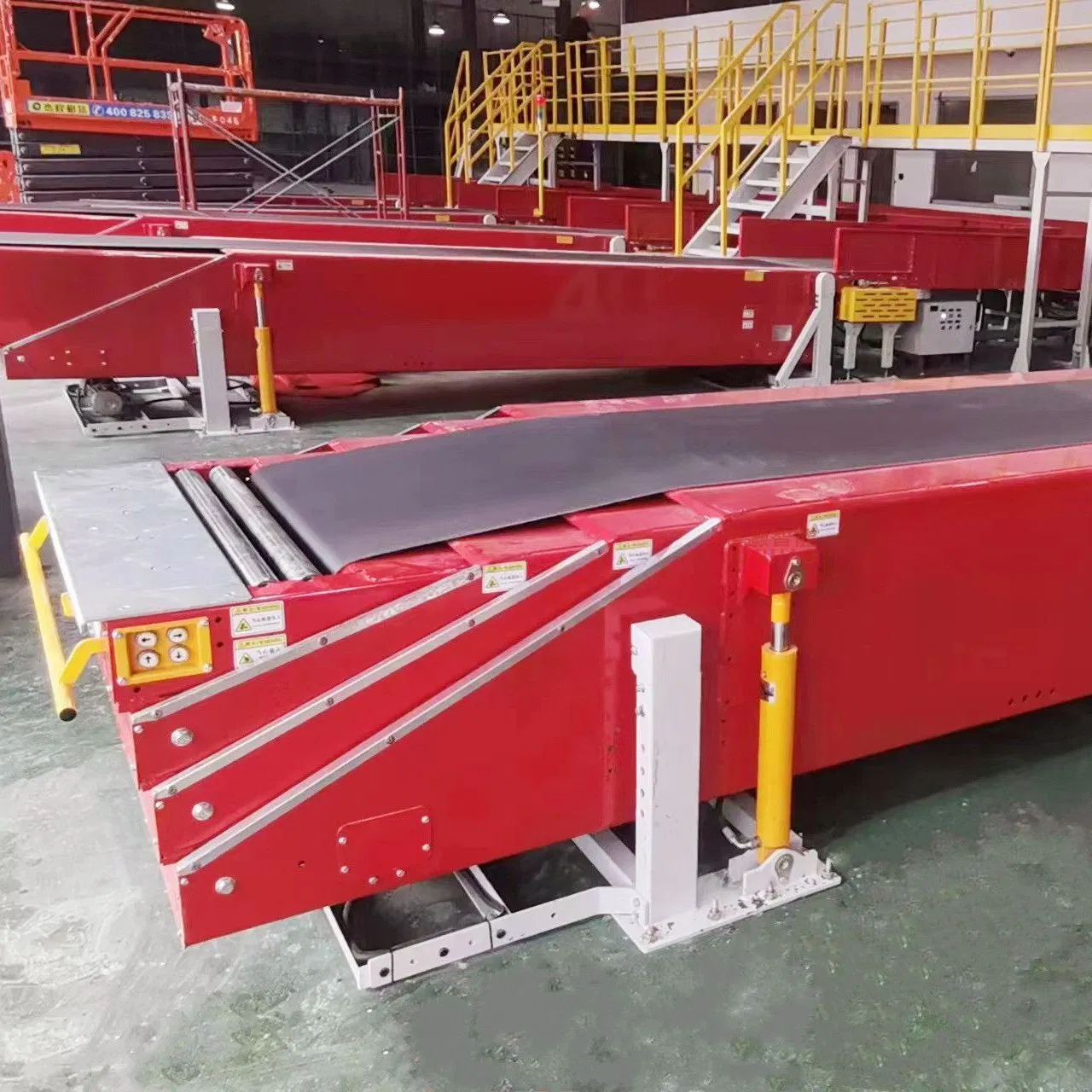Truelisort High Efficiency Telescopic Conveyor System with Custom Fixed Stainless Steel Belt