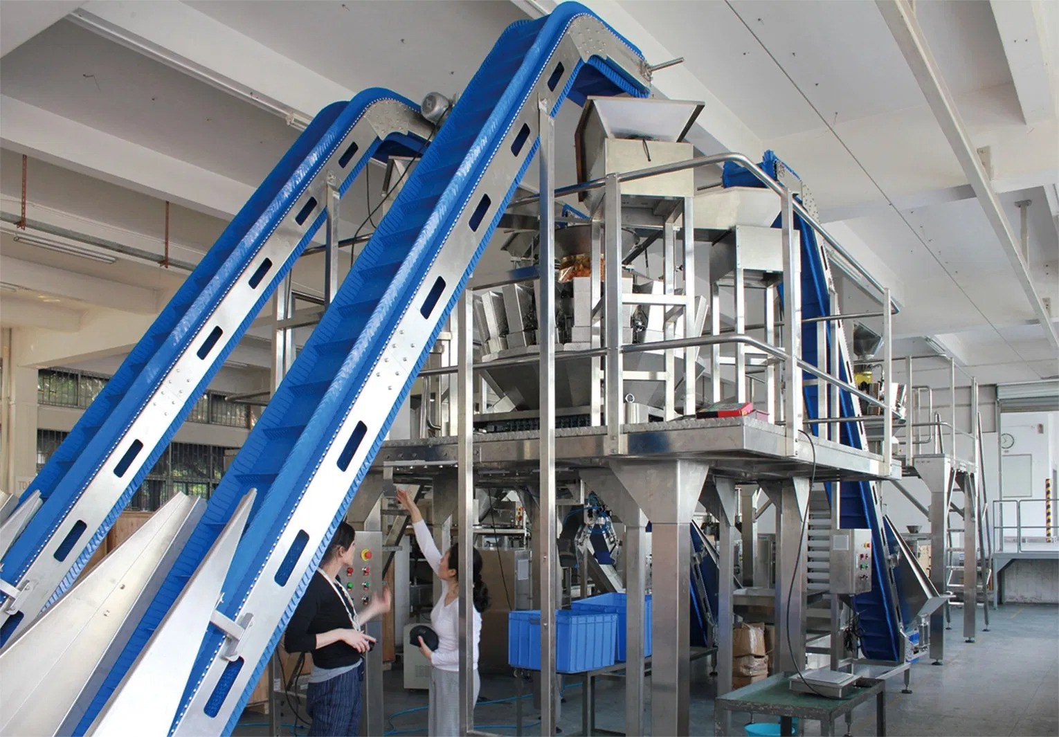 Double belt inclined conveyor case