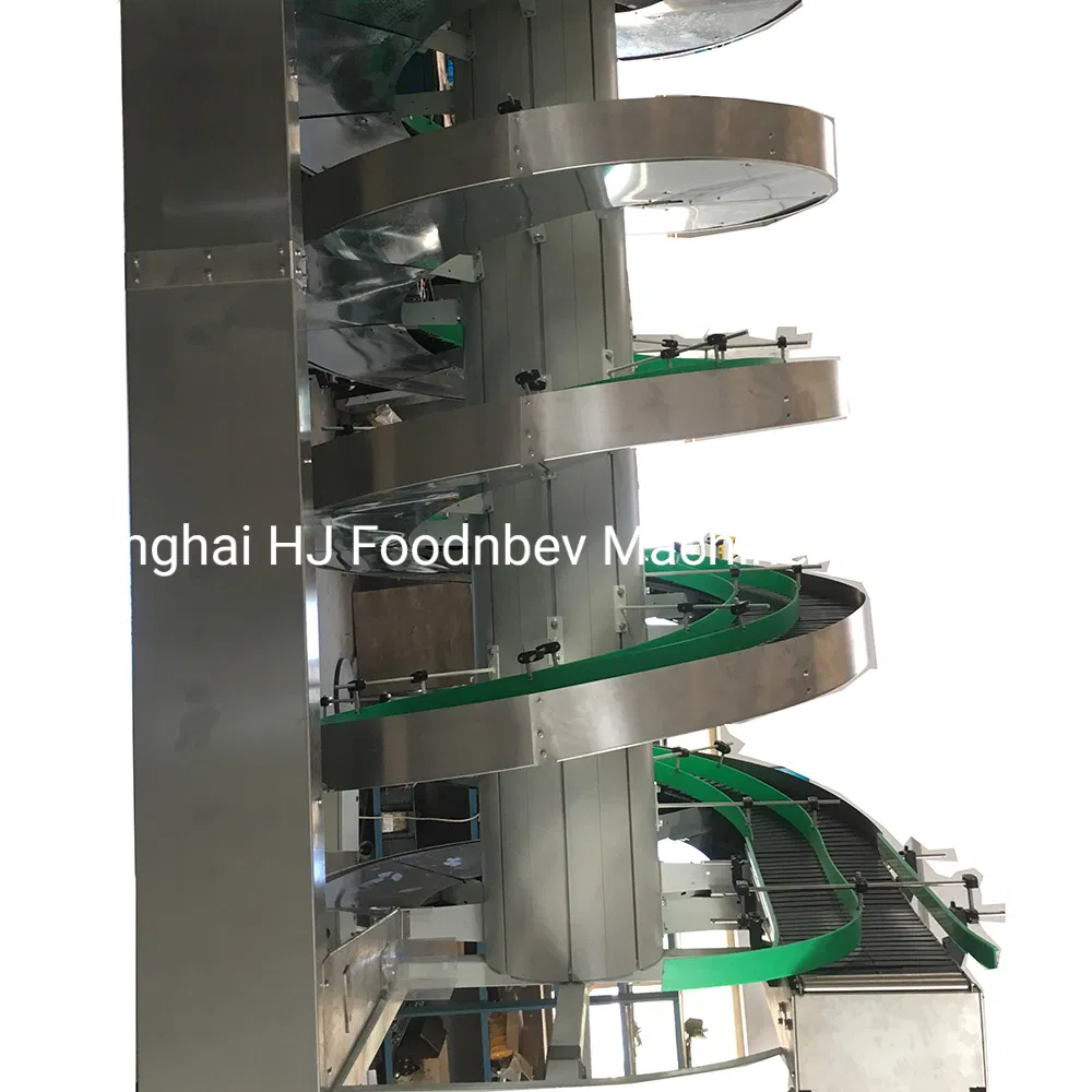 Gravity or Powered Spiral Screw Vertical Conveyor Big Box Upload System
