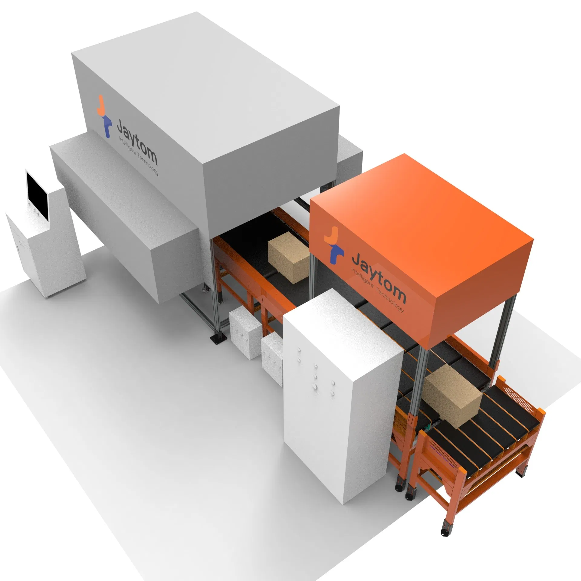 High-Speed Modular Conveyor Sorting System for Warehouses