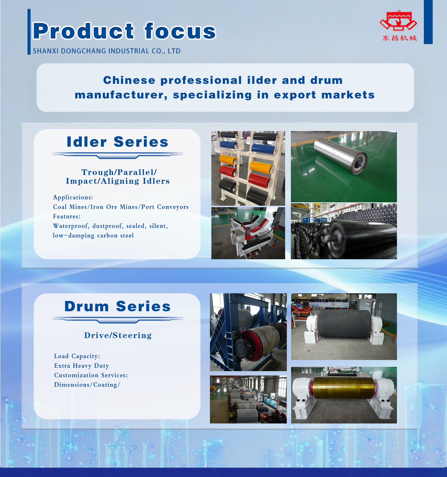 Idler components