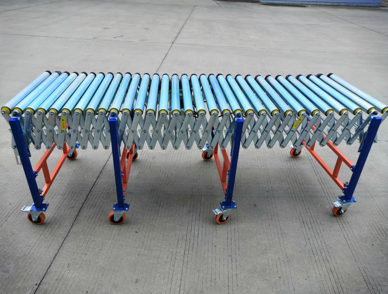 Manufacturer Warehouse Expandable Motorized Automatic Flexible Roller Conveyor