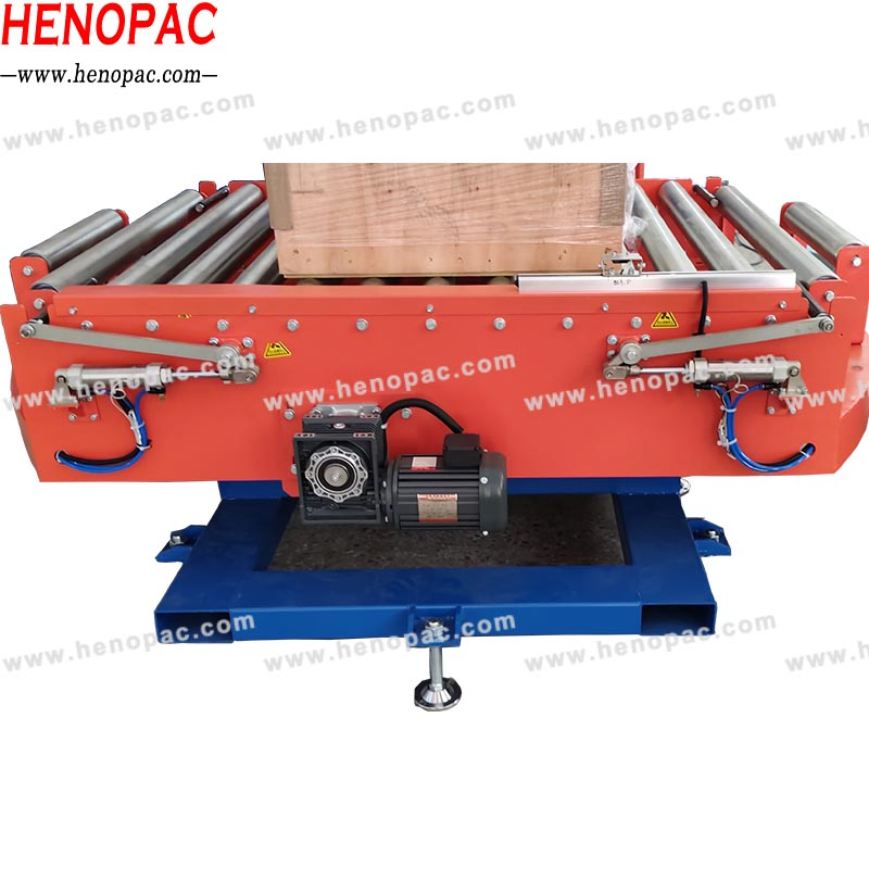 Automated Pallet Transfer System with Vertical Lift