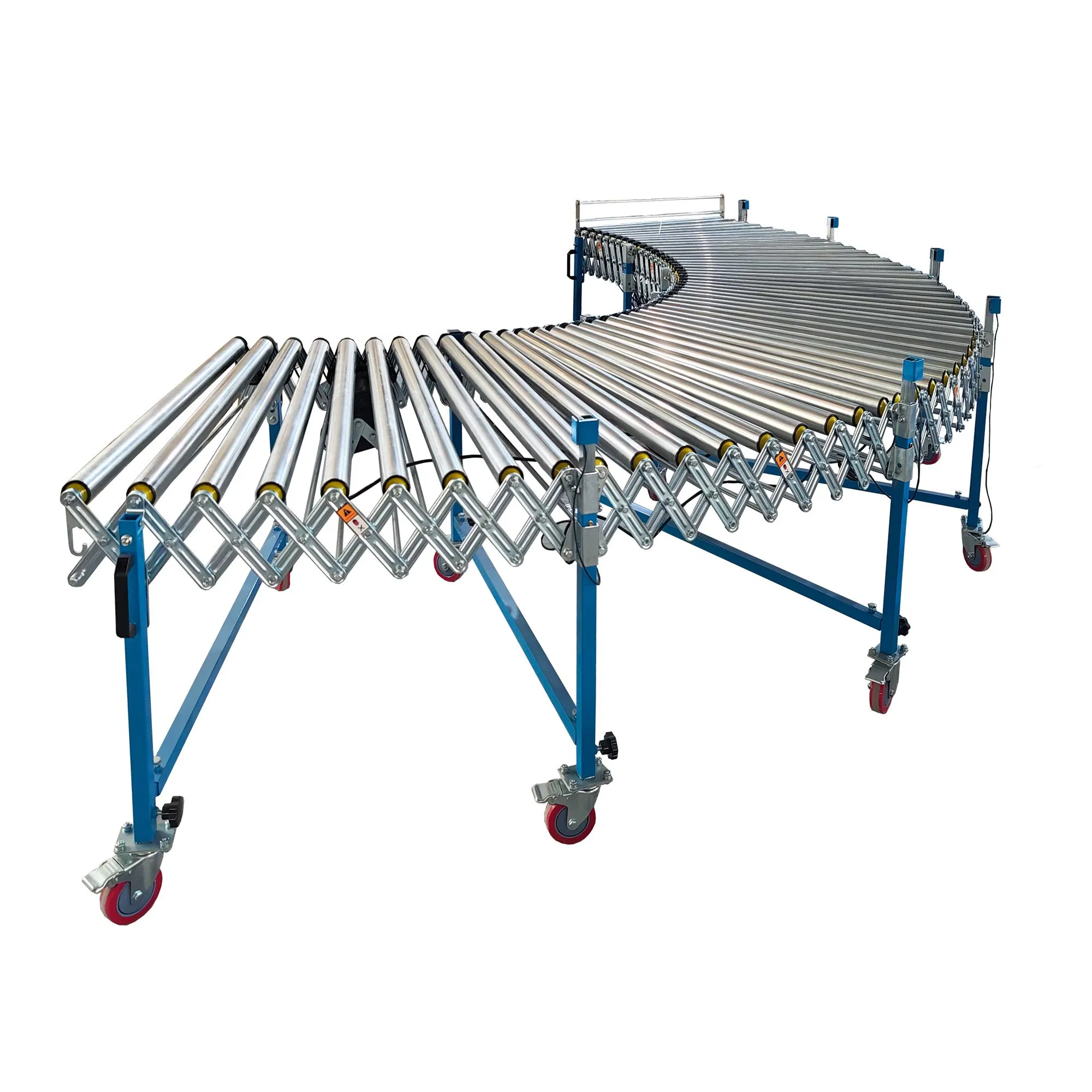 Expandable Labor Saving Powered Roller Conveyor Line with Flexible Conveyor Roller