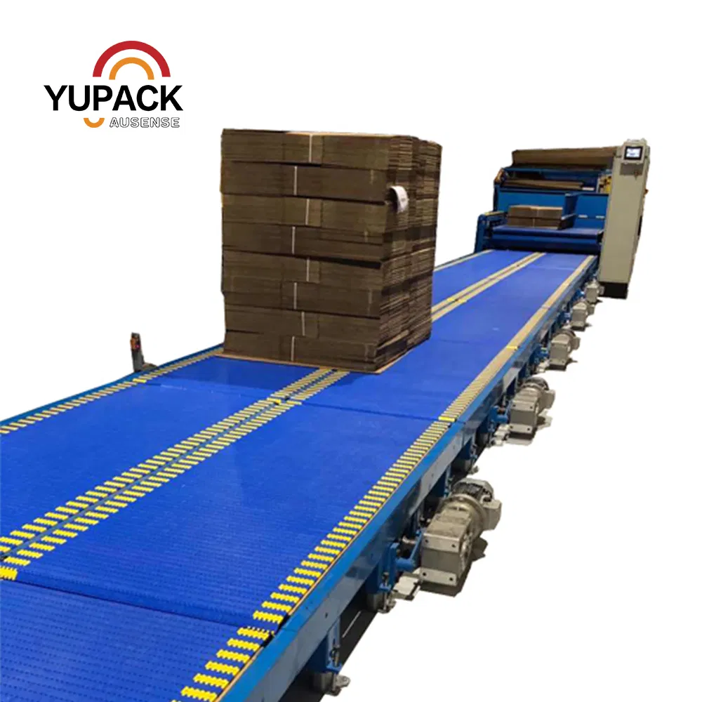Custom Conveyor System for Corrugated Paperboard Packaging Line