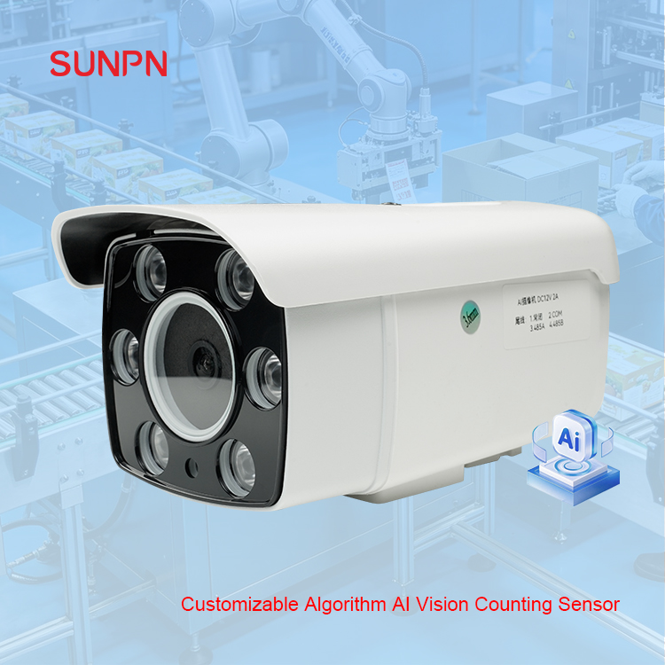 SUNPN Logistics Conveyor AI Visual Recognition Counter Industrial Assembly Line Automatic Item Counting System