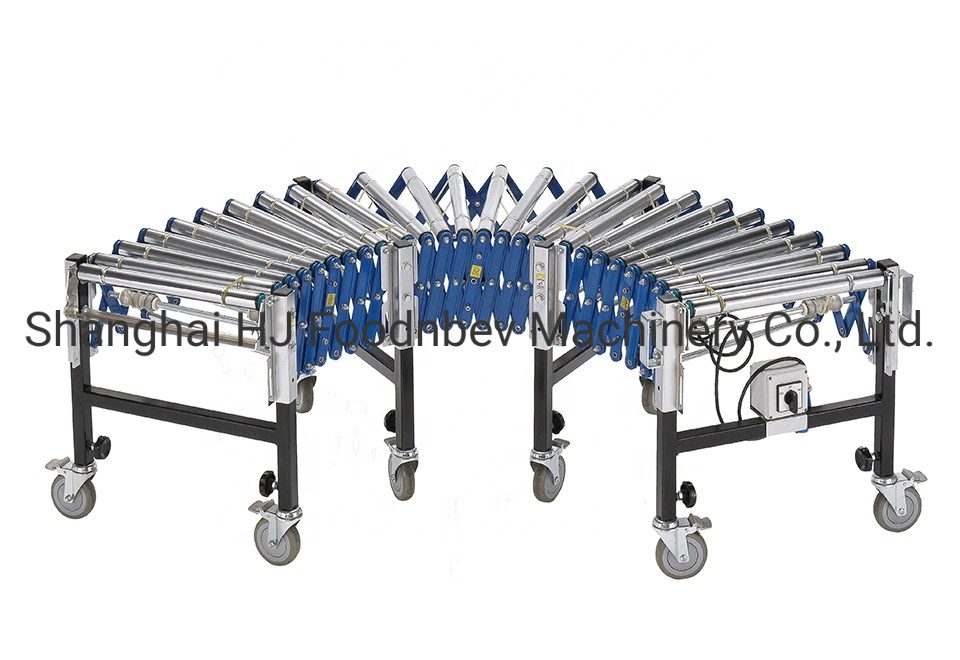 Motorized Flexible Powered / Gravity Expandable Roller Conveyor